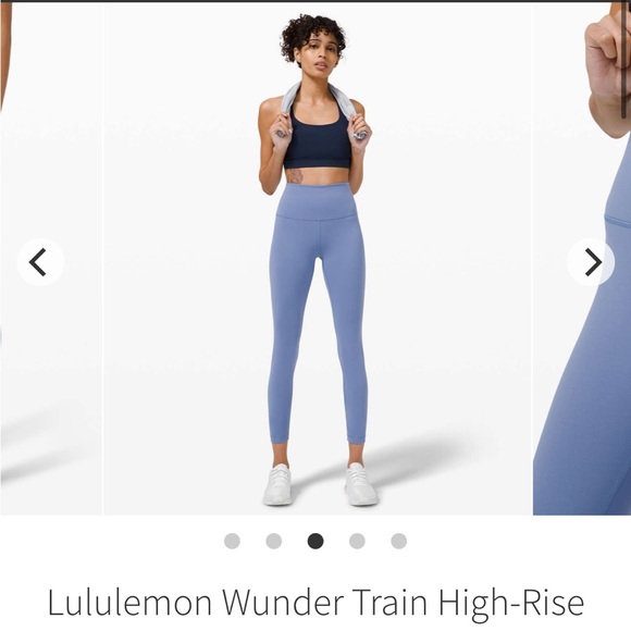 wunder train hr tight 25" water drop size 2 lululemon nwt - Picture 10 of 13